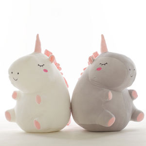 Carino morbido unicorno giocattolo grasso unicorno unicorno cuscino bambola animale di peluche per bambini giocattoli del bambino per la <span class=keywords><strong>ragazza</strong></span> di compleanno regalo di <span class=keywords><strong>natale</strong></span> - Product Image 1