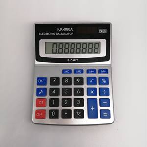Calculadora Electrónica Kk-800A de 8 Dígitos con Doble Fuente de Alimentación para Uso en Oficina y Finanzas - Product Image 5