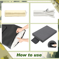 Coussin chauffant USB portable, couverture chaude d'hiver, coussin chauffant électrique à 3 températures pour le camping, le bureau, la pêche, le banc