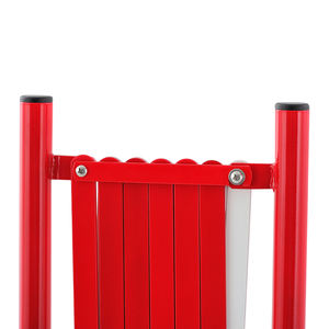 Fabrika doğrudan 250CM geçici crocrokontrol bariyeri genişletilebilir güvenlik trafik Metal barikat katlanır bariyer çit satılık - Product Image 3