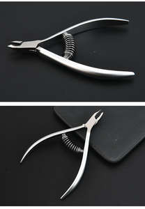 HQ Mixed Proc Discount Stainless Steel Cuticle Nippers Double Spring Toe <b>Nail</b> Cuticle Clipper Plier Cuticle Nipper - Product Image 2
