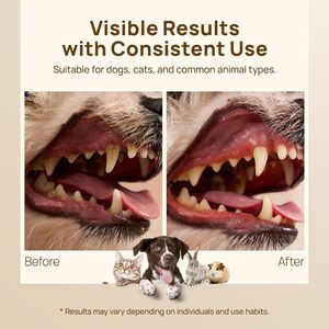 ผ้าเช็ดทำความสะอาดฟันสัตว์เลี้ยง HICC PET Pet Dental Pro Series ขนาด 3.2 x 1.7 นิ้ว สำหรับทำความสะอาดอย่างล้ำลึกสำหรับสุนัขและแมว รสเนยถั่ว - Product Image 5