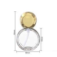 Flacon vide de fond de teint liquide longue tenue 30ml/1oz avec pompe pour émulsion et sérum