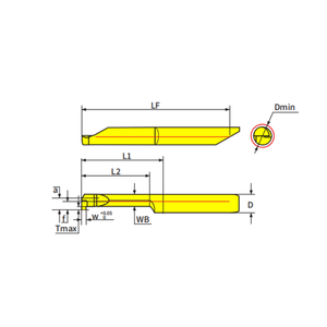 Độ chính xác cao <span class=keywords><strong>Carbide</strong></span> <span class=keywords><strong>CNC</strong></span> CXS nội bộ nhàm chán Cutter cho nhỏ rãnh nhàm chán máy tiện công cụ - Product Image 2