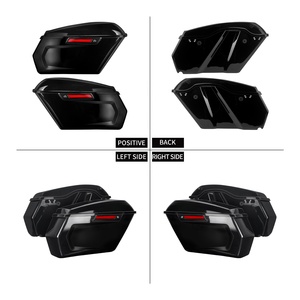 Sacoches Latérales Rigides et Coffre de Rangement pour <span class=keywords><strong>Moto</strong></span> Harley Touring Road King FLHR Street Electra Glide FLHT FLHX FLHTK 14-23 - Product Image 3
