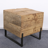 Meilleurs meubles anciens, table de chevet en bois d'orme recyclé, table basse en bois chinois
