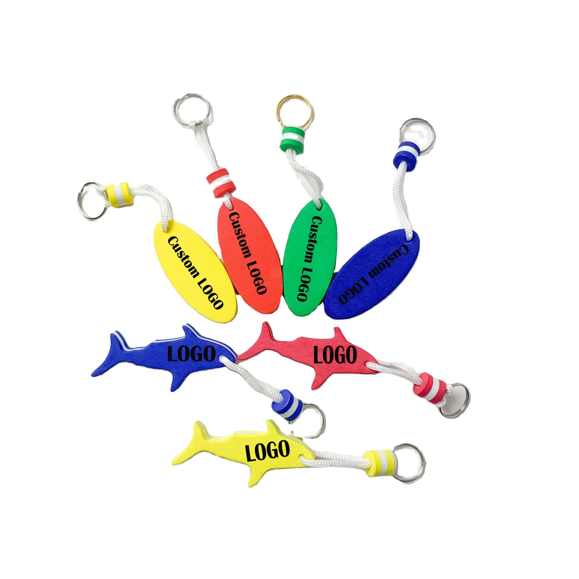 BSBH vente en gros Sports de plein air porte-clés flottant garder porte-clés pour la navigation de plaisance pêche voile étanche flotteur porte-clés lanières