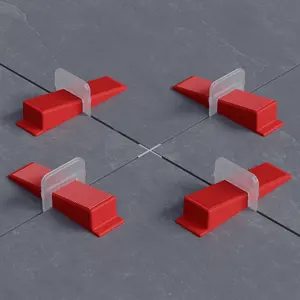 Plastic Tile Niveling System Clips Cunhas Boa qualidade nivelador de pisos espaçadores telha auto-nivelamento TILE TOOL