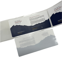 Autocollant de papier de taille de logo privé imprimé de haute qualité autocollants d'étiquette de haute qualité du fournisseur chinois