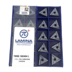 Plaquettes de fraisage en carbure TNMG160404L-LT10 de qualité supérieure, de marque originale - Product Image 1