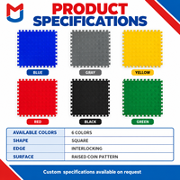 Dalles de sol en PVC modulaires rigides antidérapantes pour atelier, garage, entrepôt industriel, tapis de sol en PVC pour parking
