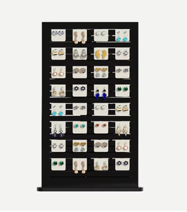 Support d'affichage multi-niveaux et multi-facettes pour accessoires de nail art - Product Image 1