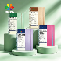 Cuadernos espirales de papel con cubierta de PP para universitarios, tamaño A4/A5, personalizados con impresión a color, para zurdos, para composición y planificación.
