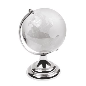 Sfera di Vetro da 40mm con Elegante Design a Globo per Esposizione e Decorazione - Product Image 1