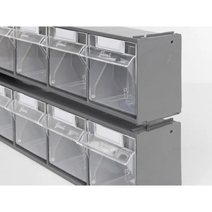 Fami Visual Box Estante de almacenamiento de piezas pequeñas de 602x114x1000mm con 72 cajones - Product Image 4