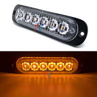 6 LED Auto Camion Remorque Côté Lumière Nouvel État Voiture Stroboscopique Avertissement Grill Clignotant Lampe D'urgence pour les Véhicules de Dépannage