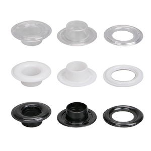 High Quality Garment Accessories <strong>Eyelets</strong> Tarpaulin <strong>Plastic</strong> <strong>Eyelets</strong> and Grommets - Product Image 6
