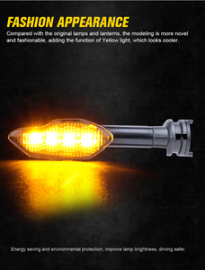 Indicatore lampeggiante a led certificato Emark per Yamaha MT09 FJ-09 2025-2028 <span class=keywords><strong>Moto</strong></span> Dirt Bike indicatori di direzione accessori 12v - Product Image 4