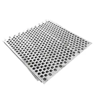 Corrugated Aluminium Sheet 8mm Square Hole Perforated Sheet