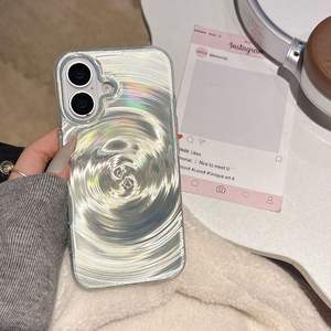 Funda para iPhone 14/15 con diseño minimalista de remolinos, adecuada para Apple 16 Pro Max, cubierta protectora de alta gama, sensación de lujo, 17 Pro - Product Image 2