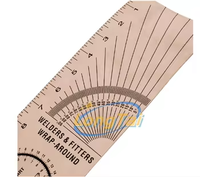 Cinta métrica LongTai para tuberías, calibre de medición y marcado XX grande, color negro