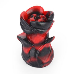 FUNSM Kit de bondage BDSM avec bouche-bâillon sans respiration ni langue, bouche-bâillon en forme de fleur, jouets sexuels pour couples, pour le flirt romantique - Product Image 2