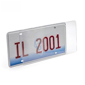 Marco para Placa de Matrícula de Automóvil, Marco Plano Transparente Blanco Estándar Estadounidense al por Mayor, Resistente a Impactos y Duradero - Product Image 4