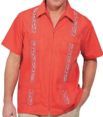 Guayabera Shirt Kubanisches Hemd Mexikanisches Hemd