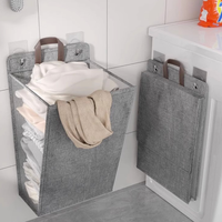 Nouveau panier de rangement grande capacité 2026 en coton pour vêtements et pantalons, idéal pour la maison