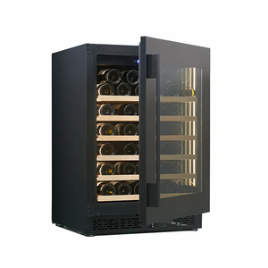 NUELEAD Nuevo Refrigerador Eléctrico para Automóvil con Refrigerante R600a, Carcasa Negra con Panel Frío Pulverizado, Doble Zona, 118L, Independiente y Ajustable - Product Image 1