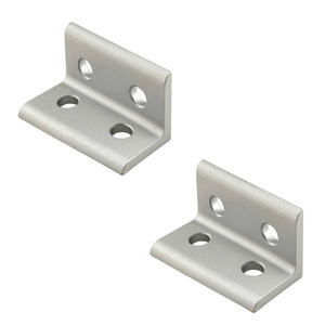 Пользовательские 3 отверстия прорезанный внутри угловой кронштейн алюминиевые стальные кронштейны - Product Image 1