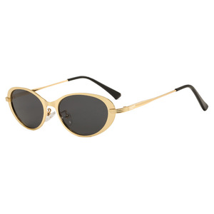 Oval Minimalist UV400 Women <b>Sunglasses</b> European American 2026 New Style Ins High-end <b>Retro</b> Internet Celebrity Metal <b>Sunglasses</b> - Product Image 5
