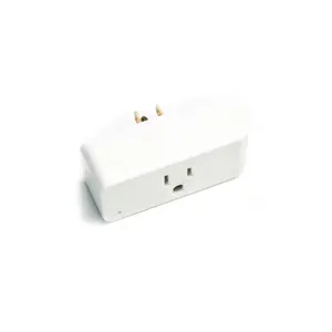 CETL Approved One Grounded Outlet Adaptor Wall Plug Outdoor Appliance Outlet Extender Using with Nightlight for Indoor 15