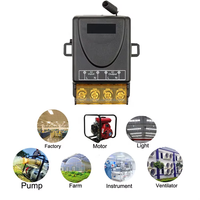 Interruptor de Control Remoto Inalámbrico de Alta Potencia de 433MHz, CA 110V 220V 30A, para Bomba de Agua, Ventilador, Lámpara (Juego 1+2)