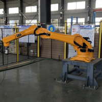 Robot de manutention automatique industriel, bras robotique de palettisation pour l'empilage, le chargement et le déchargement de sacs, cartons et boîtes