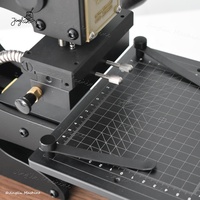Machine d'estampage à chaud pour cuir timbre gaufrage presse outil Logo personnalisé manuel numérique Pvc carte livre papier presse à chaud Machine