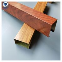 Optima, diseño de oficina moderno, azulejos de techo falso de aluminio, deflector cuadrado de techo Pop, techo falso de oficina estirable