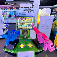 Machine de jeu de tir de simulation intérieure pour enfants Anime City, 47 pouces, double pistolet, Alien Big Battle, pleine puissance de tir, en métal