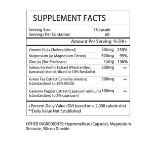 Capsule per l'Equilibrio Ormonale, Integratore per il Controllo del Peso con Vitamina D3, Magnesio e <span class=keywords><strong>Forskolin</strong></span>, Promuove l'Armonia Ormonale - Product Image 2