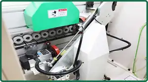 Woodworking Pre Milling Automatic Wood Edge Bander Machine With Gluing Corner Trimming