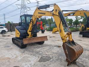 Mini-excavatrice Yanmar VIO50 d'occasion, excavatrice compacte de 5 tonnes, petite pelle, faible nombre d'heures de fonctionnement, pièces d'origine, certifiée CE - Product Image 5