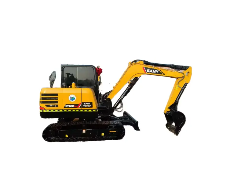 ที่ได้รับการยอมรับสูง Sany Mini Digger 6 ตัน Sy60c เครื่องขุดตีนตะขาบขนาดกะทัดรัด Sany 60c Excavator