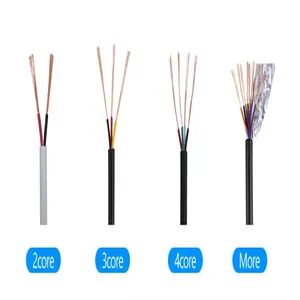 24awg 4 Core Pure Copper Computer Electric Wires Shielded Winding Cables With Aluminum Foil Twisted Pair Audio Cable