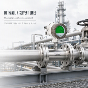 Débitmètre à turbine LWGY pour eau, diesel et méthanol, avec une bonne répétabilité, sortie 1% Pulse 4-20mA - Product Image 6