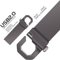 Flashdisk USB 2.0 Logam Custom, Cetak & Ukiran Dua Sisi, Pesanan Grosir Pendrive