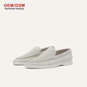 Mocasines de Cuero Duraderos para Hombre, Suela de Goma Antideslizante, Zapatos Formales de Vestir, Zapatos Casuales Cómodos para Oficina - Product Image 1