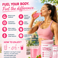 Complément alimentaire de beauté au collagène et aux électrolytes énergétiques de haute qualité pour femmes, poudre de créatine pour l'hydratation
