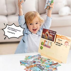 Puzzle éducatif précoce, jeu d'association, entraînement à la connaissance de la vie, cognition, jeu interactif parent-enfant - Product Image 3