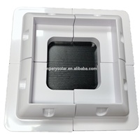 Support de montage de panneau solaire EmperySolar EPR-ABS-03 en ABS, surface anodisée, garantie 10 ans, vitesse du vent 60 m/s, utilisation domestique/à bord de yacht
