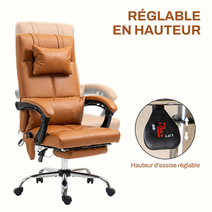 Chaise de bureau moderne pour massage, polyvalente, chaise d'ordinateur à domicile, chaise de gaming avec accoudoirs réglables, chaise de direction, confort d'assise optimal - Product Image 4